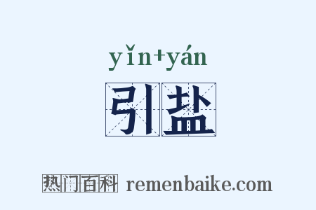 引盐是什么意思的图片